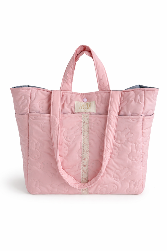 Oversized Maison Pocket Bag-Pinky Bunny