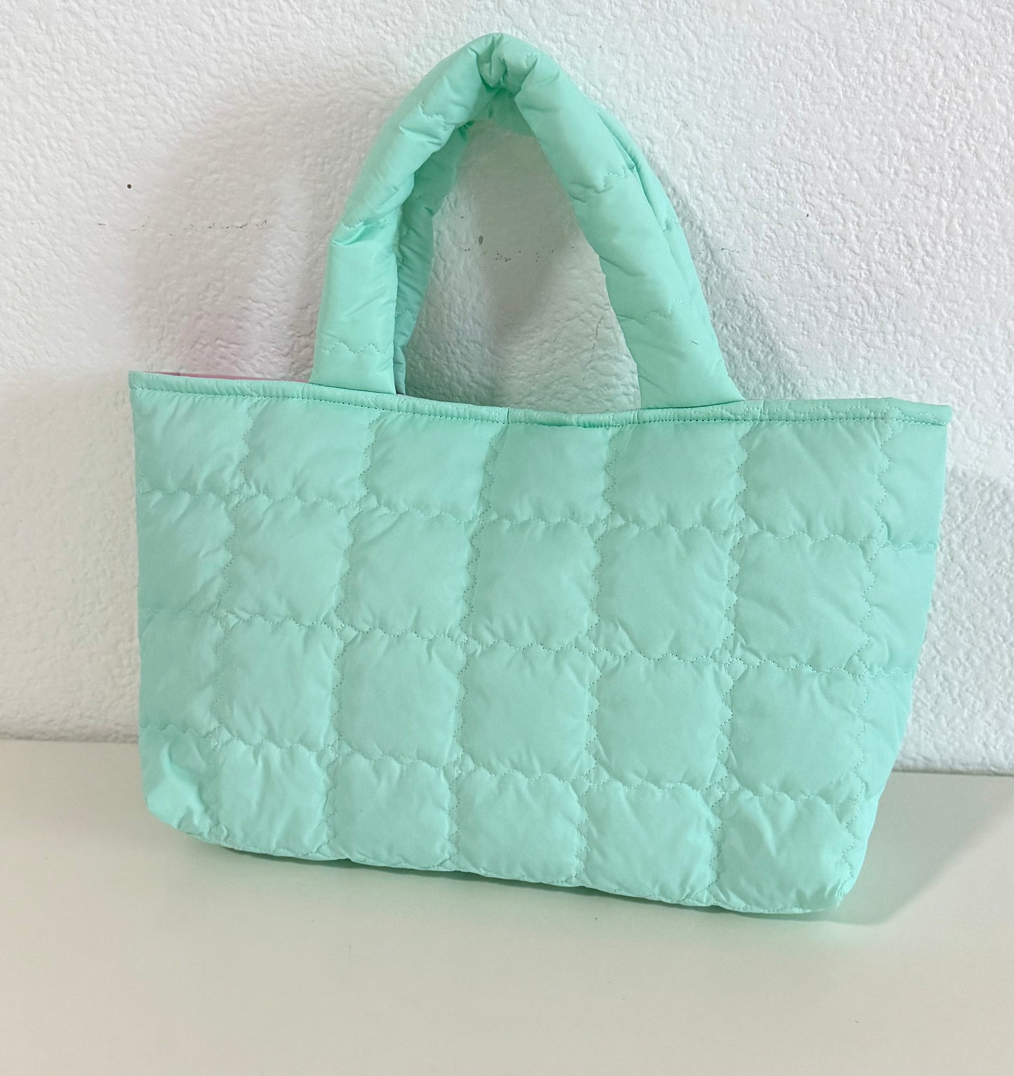 Mint Baguette Tote Bag