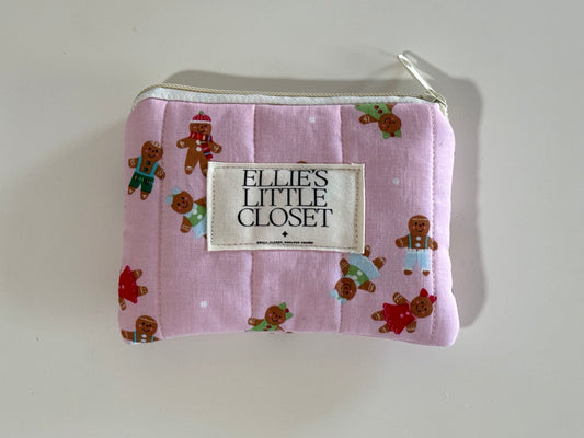Ginger Bread Small Zipper Pouch