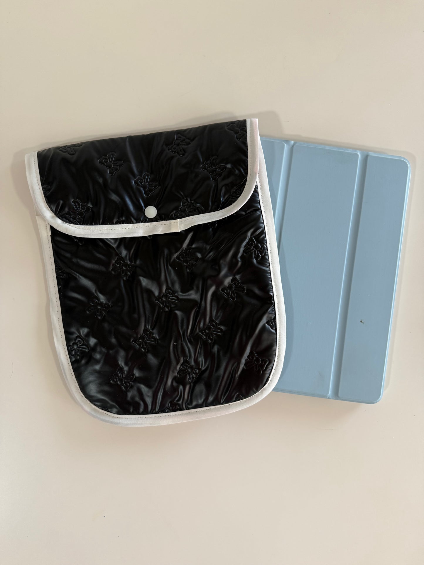 Black Ribbon IPad Pouch (Sample)