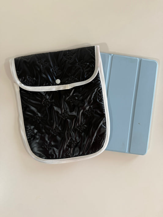 Black Ribbon IPad Pouch (Sample)