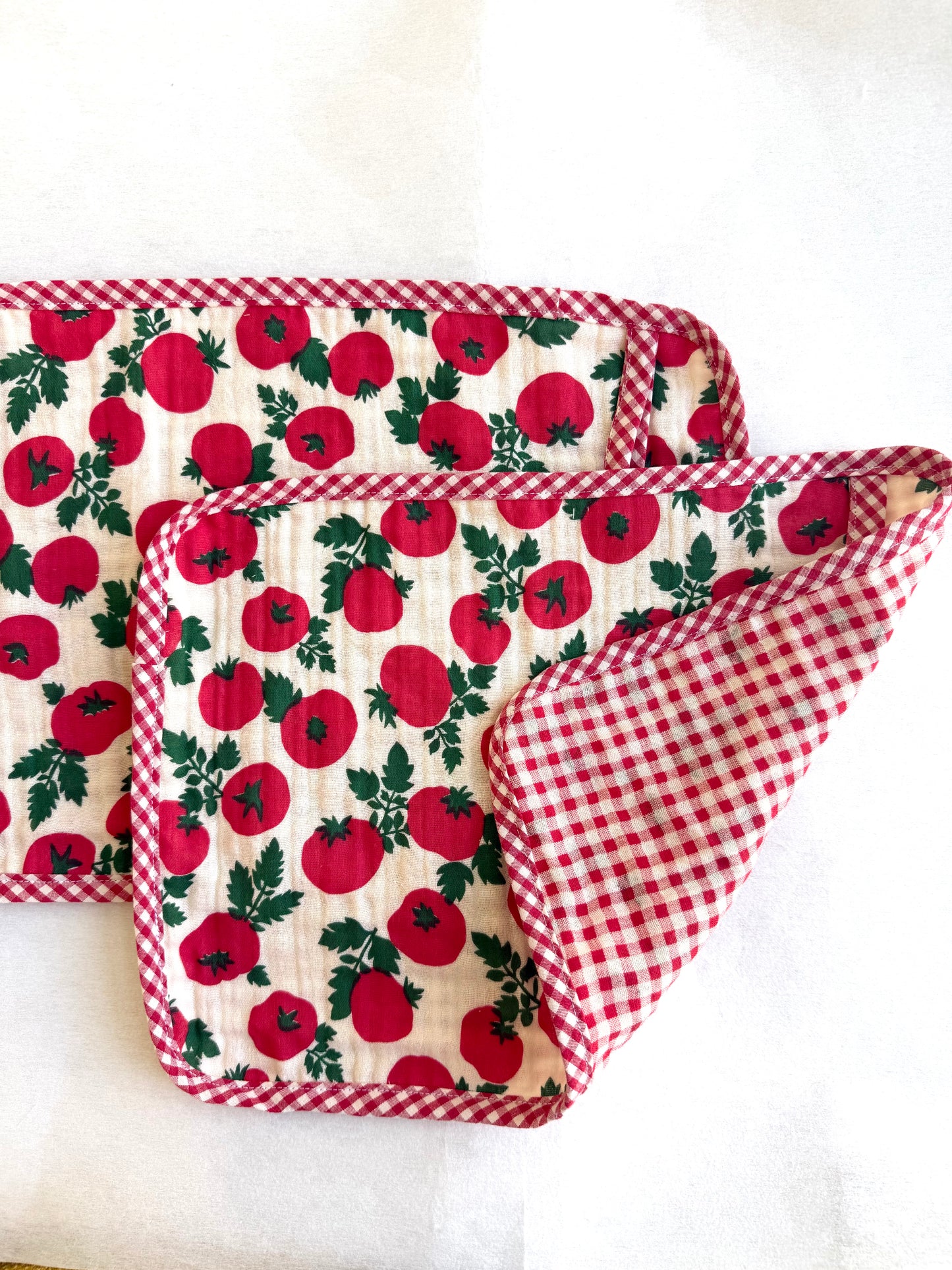 Tomato Gauze Kitchen Cloth