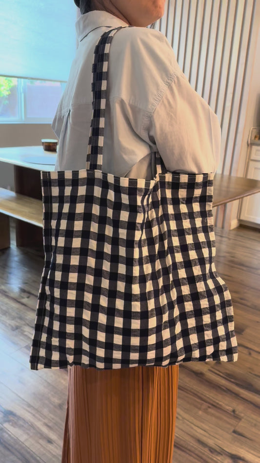 Checkmate shoulder bag (4 colors )